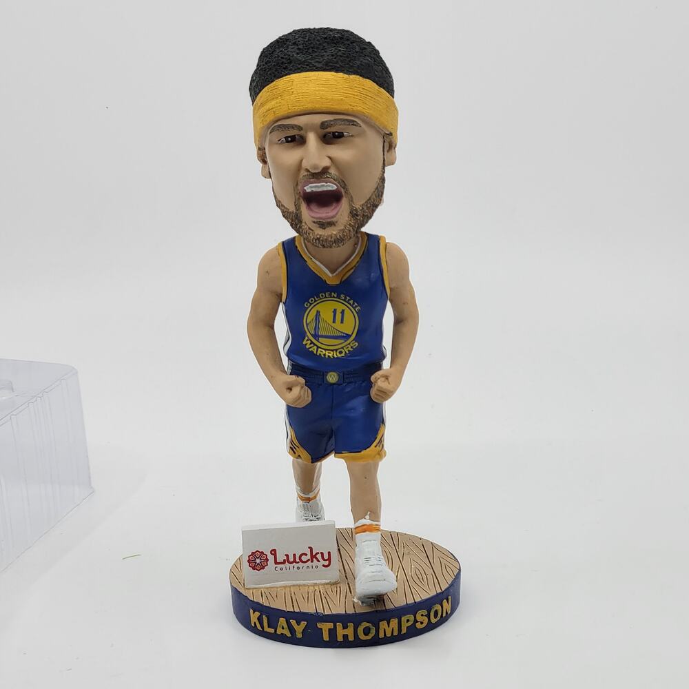 Klay Thompson HEADBAND 2019 Golden State Warriors Bobblehead SGA New